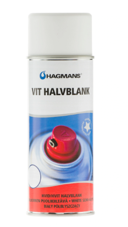 Sprayfärg Halvblank Vit 400ml