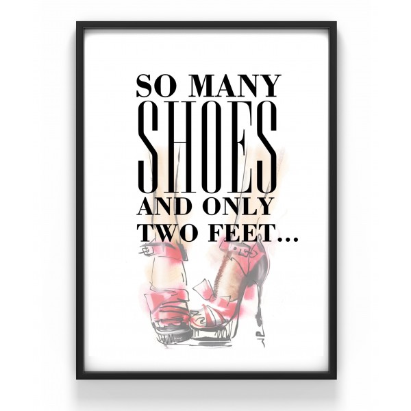 Poster 50x70 Shoes - 2