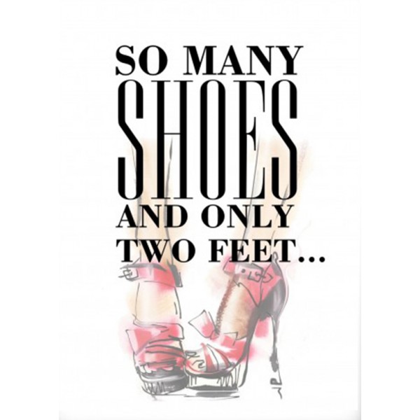 Poster 50x70 Shoes