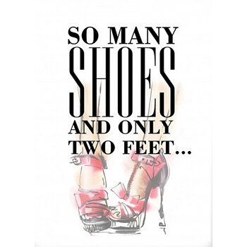 Poster 50x70 Shoes