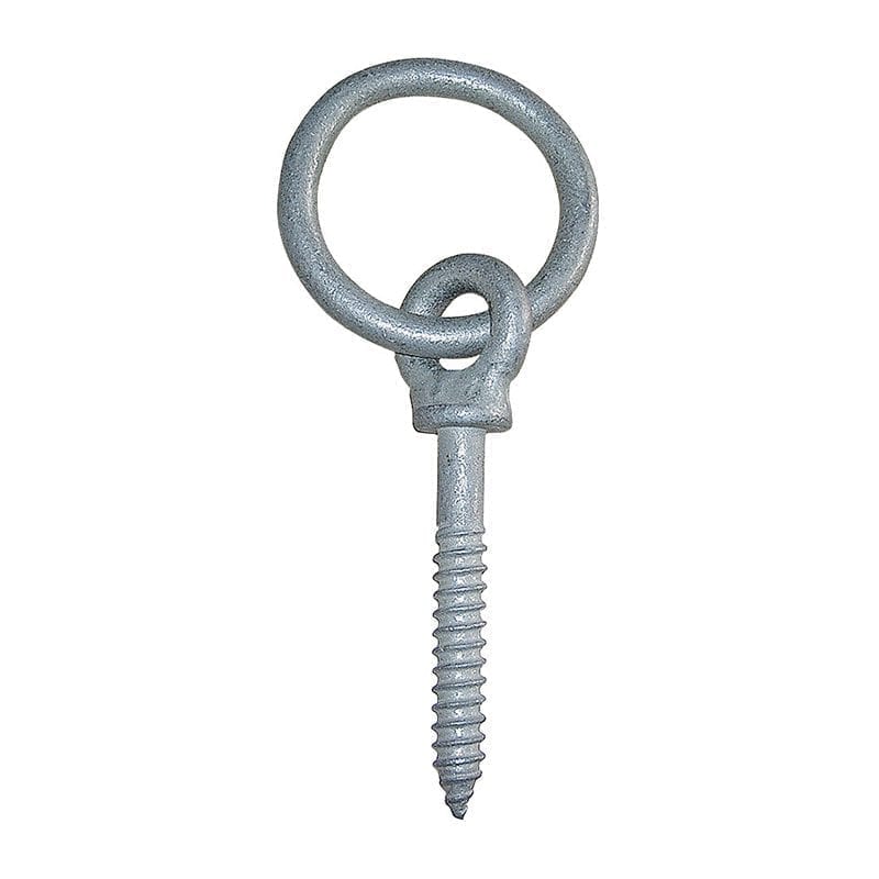 Öglebult träskruv 8x45mm galv