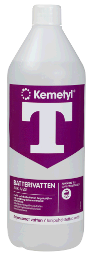 Kemetyl T-Batterivatten 1L