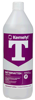 Kemetyl T-Batterivatten 1L
