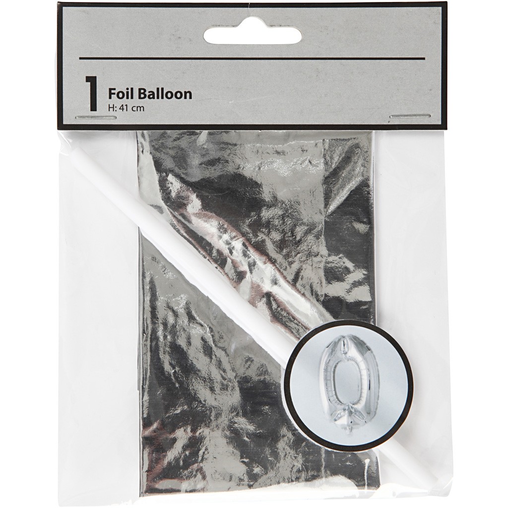 Folieballong finns i siffror 0-9 - 11