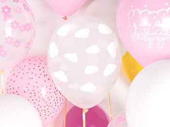 Ballonger 30cm, Clouds, Crystal Clear