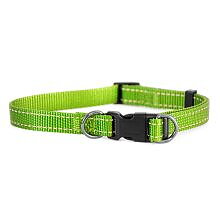 Dogman nylonhalsband Iris ställbart grön