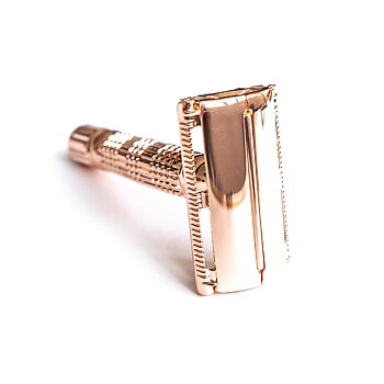 Säkerhetsrakhyvel Twist Butterfly Rose guld 1 st