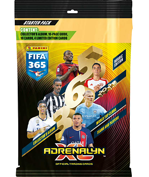 1st Starter Pack Panini Adrenalyn XL FIFA 365 Nordic Edition 2024