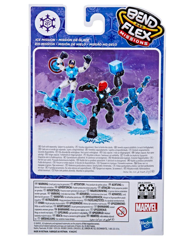 Bend and Flex Black Panther figur Ice Mission - 3