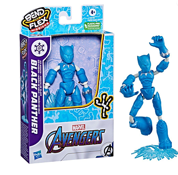 Bend and Flex Black Panther figur Ice Mission