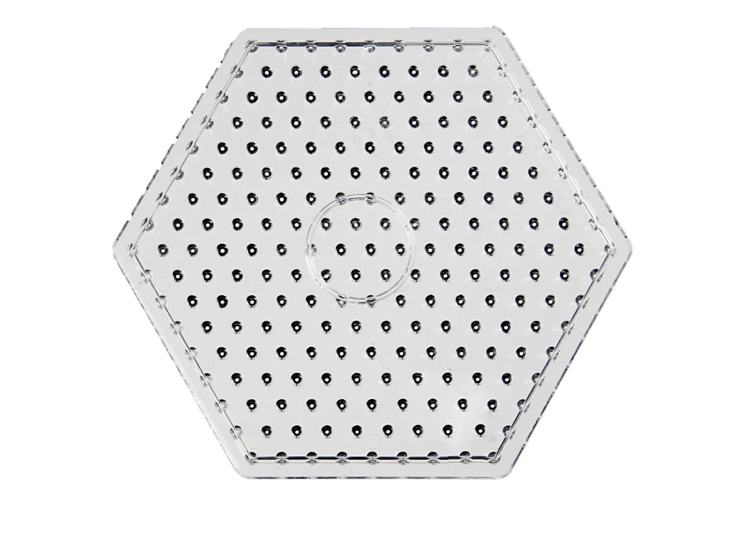 Pärlplatta hexagon