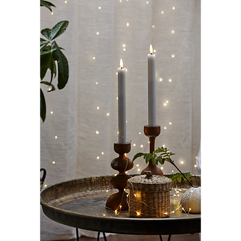 LED Antikljus 2-pack Flamme