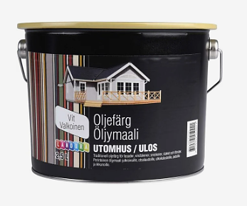 Oljefärg V Landora Vit 2,5Lit