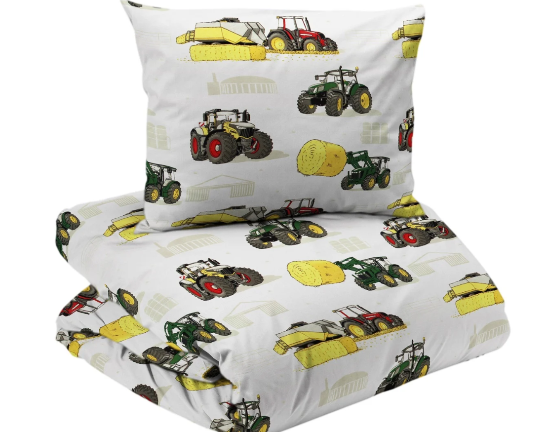 Bäddset i 2 delar Traktor