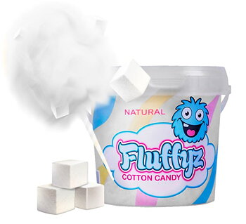 Fluffyz Sockervadd Naturell 50g