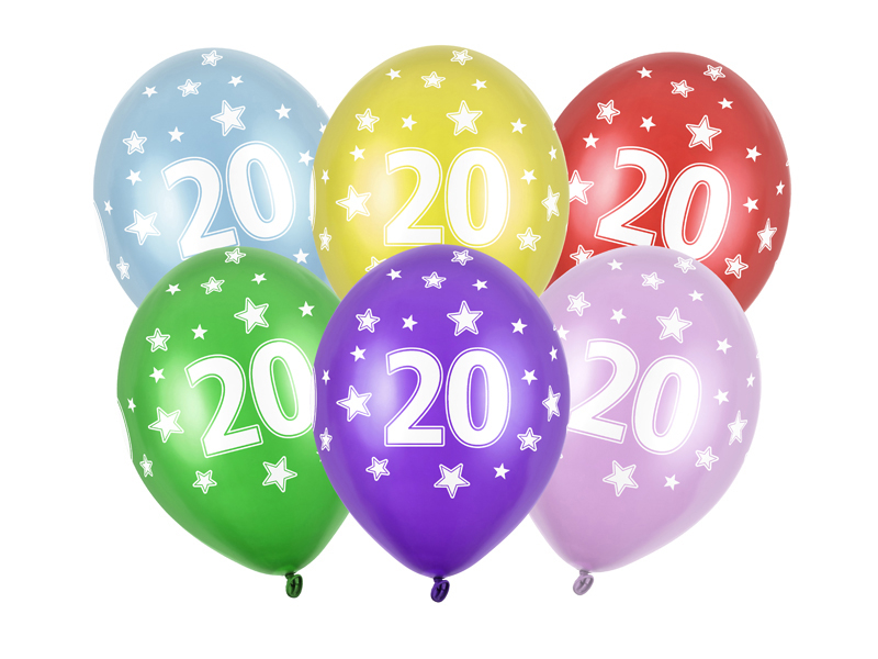 Ballonger 20år, metallic mix