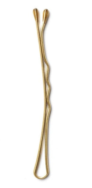 Hårnål 5cm guld 24st