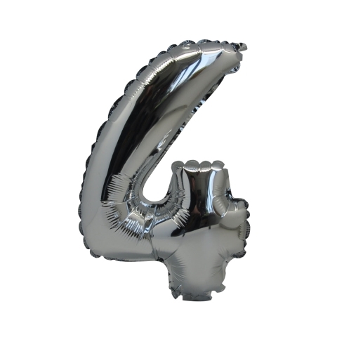 Folieballong  Siffra 4, 38,1cm