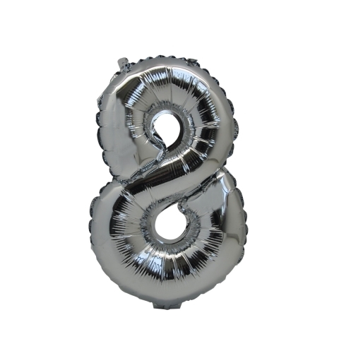 Folieballong  Siffra 8, 38,1cm