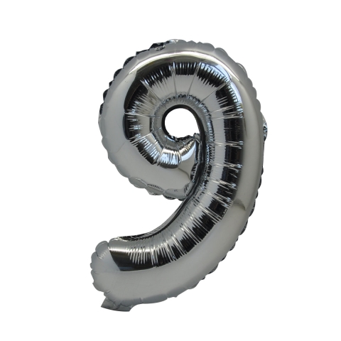 Folieballong  Siffra 9, 38,1cm