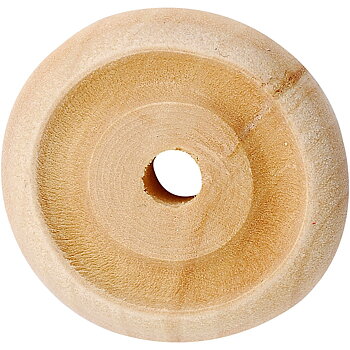 Hjul, stl. 24x8 mm, hålstl. 3 mm, china berry, 8st.