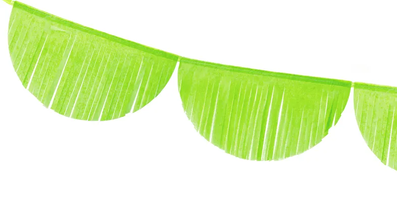 Kantig fransgirlang,3m - 3