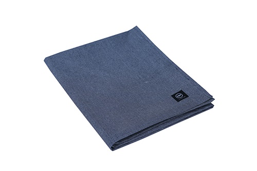 Duk Elin Recyc 90x90marin/vit chambray