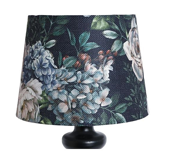 Lampskärm Black Rose 16x20x15
