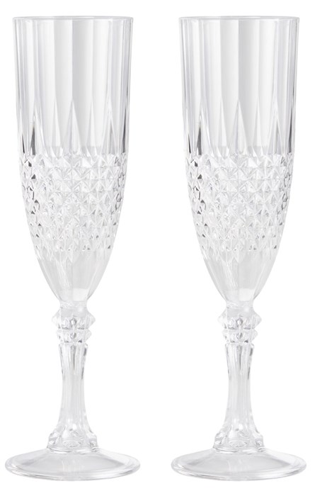 Picknick champagne glas  2-pack