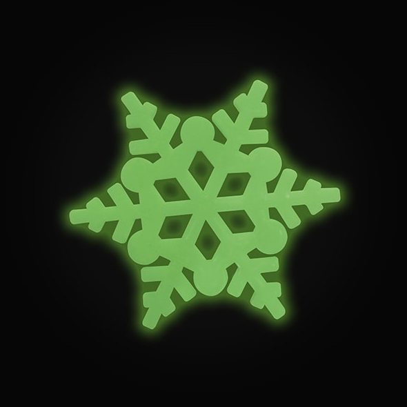 Snöflingor som lyser i mörker - 5