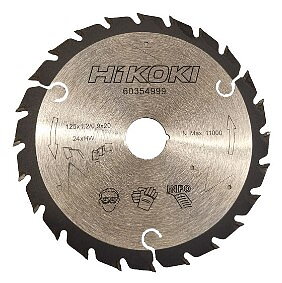 Sågklinga 125x1,2 24T 20mm Hål