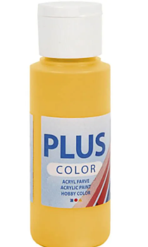 Plus Color Hobbyfärg  Gul sol 60ml