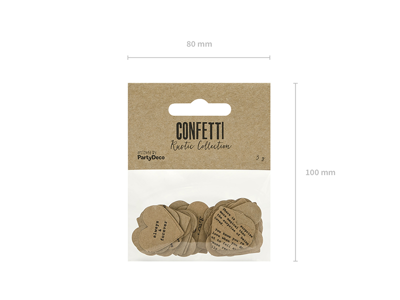 Confetti Hearts, mix, 3g - 2