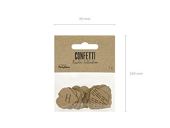 Confetti Hearts, mix, 3g