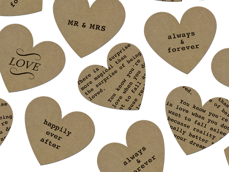 Confetti Hearts, mix, 3g - 3