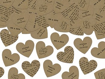 Confetti Hearts, mix, 3g