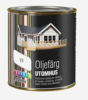 Oljefärg V Landora Svart 0,75Lit