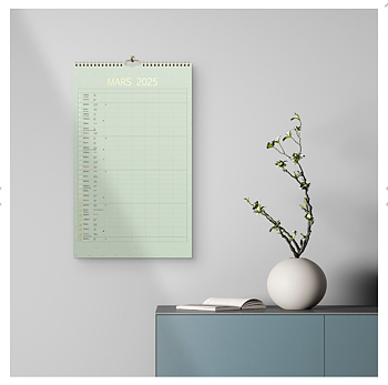Familjekalender 2025 Color