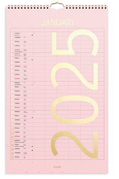 Familjekalender 2025 Color