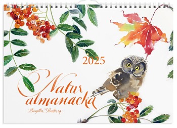 Väggkalender 2025 Naturalmanacka