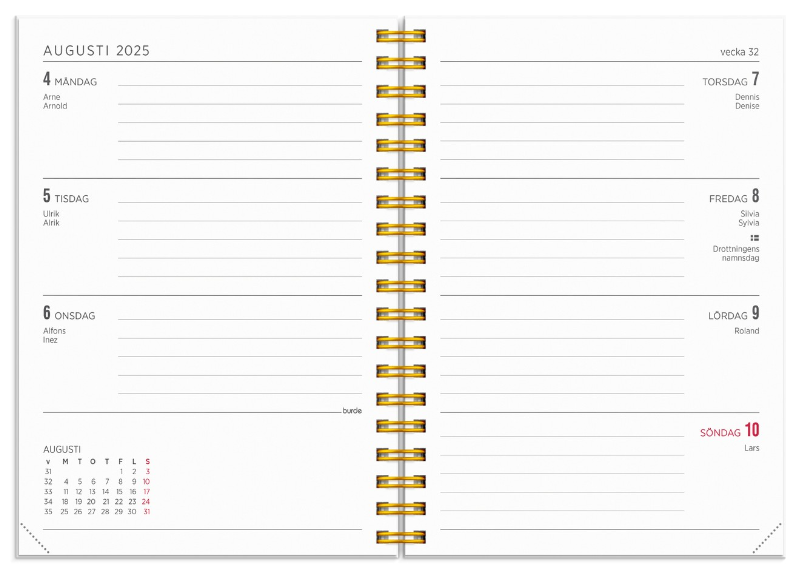 Kalender 2025 Senator A6 Star - 2