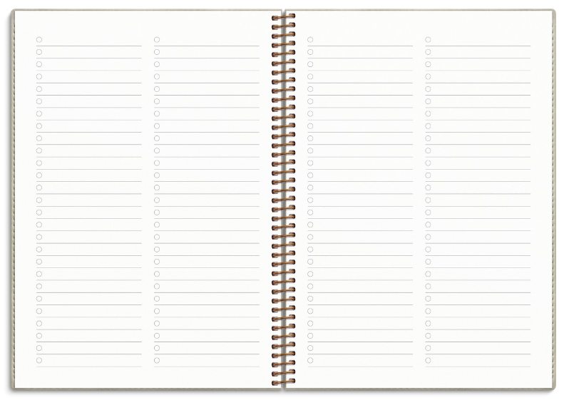 Kalender 2025 Senator A5 Twist beige - 5