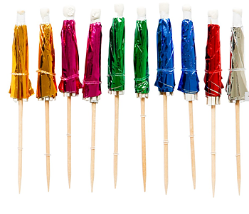 Party paraplyn mix 10-pack