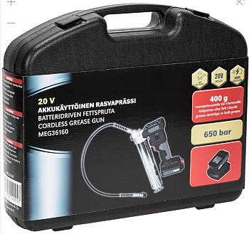 Batteridriven Fettspruta 20V  LI-ION