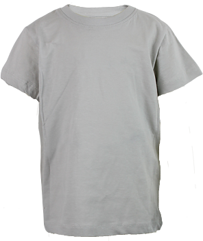 T-shirt ljusgrå basic