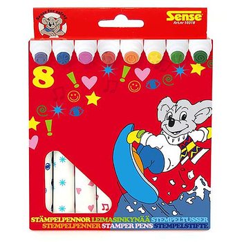 Stämpelpennor 8p