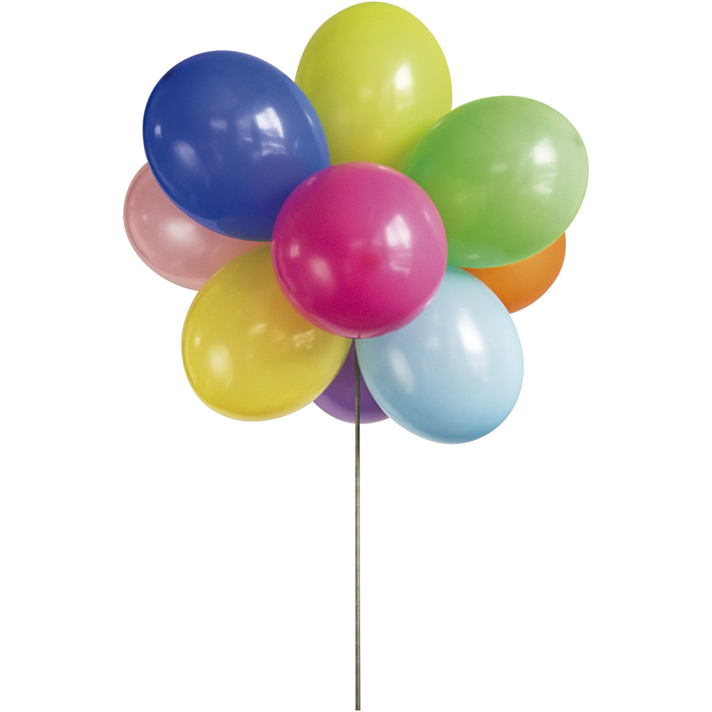 Ballongdispenser, dia. 10,3 cm, blå, 1st. - 2