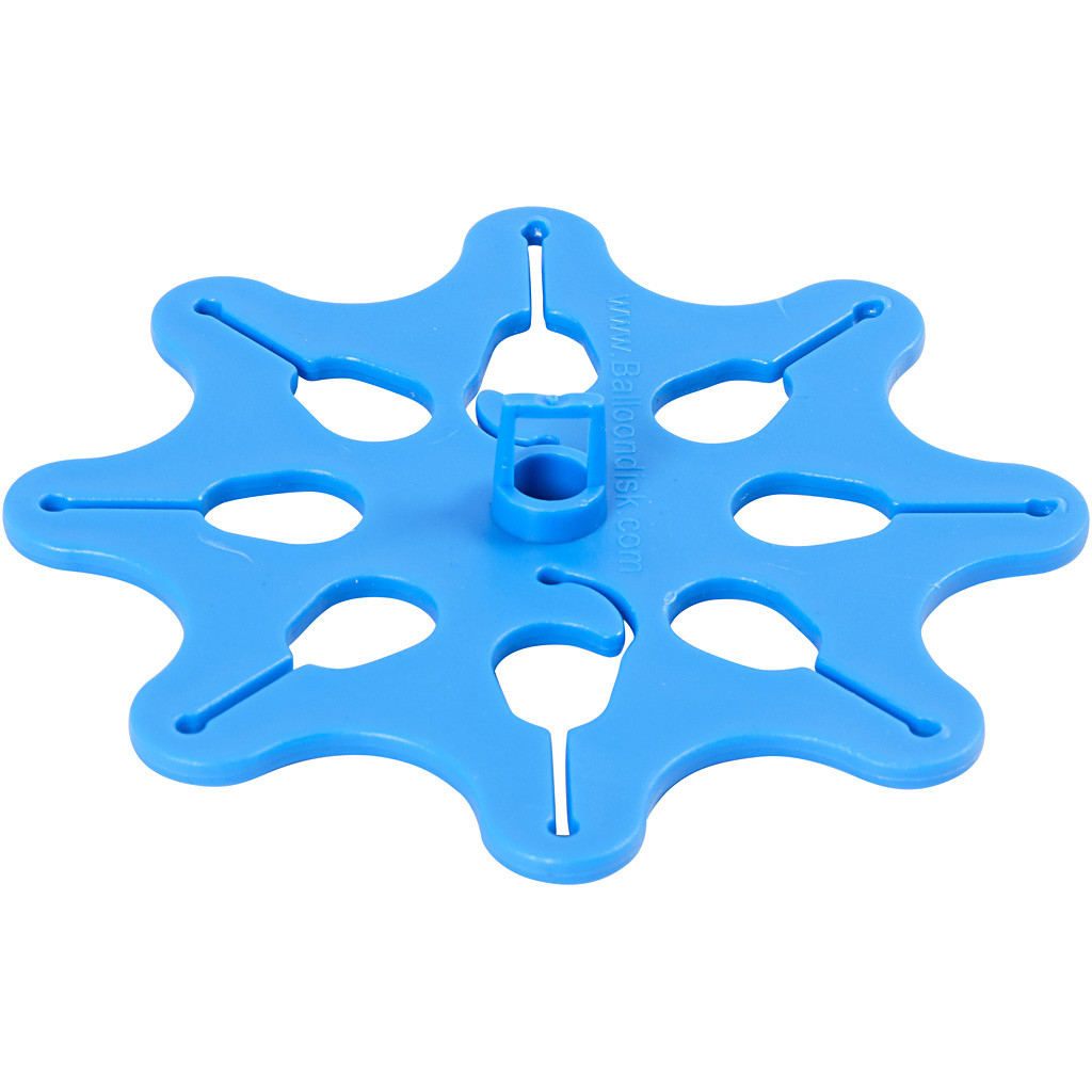 Ballongdispenser, dia. 10,3 cm, blå, 1st.
