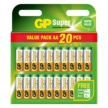Batteri super AA/LR6 20-pack