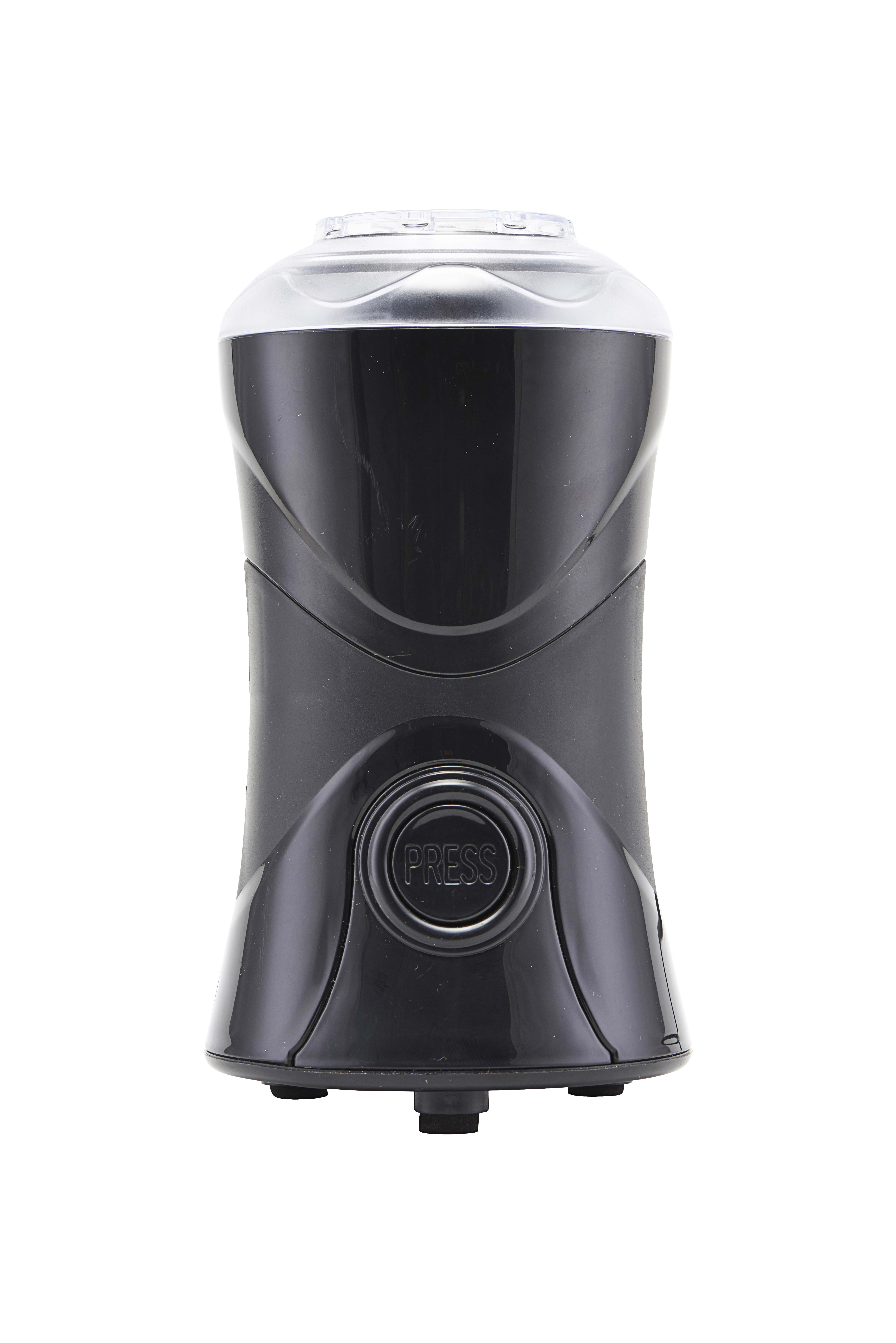 Coffee grinder, Matte black dia: 10.5 cm, h: 19 cm, Capacity 50 g.